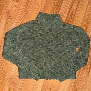 SO Women's Olive Turtleneck Sweater